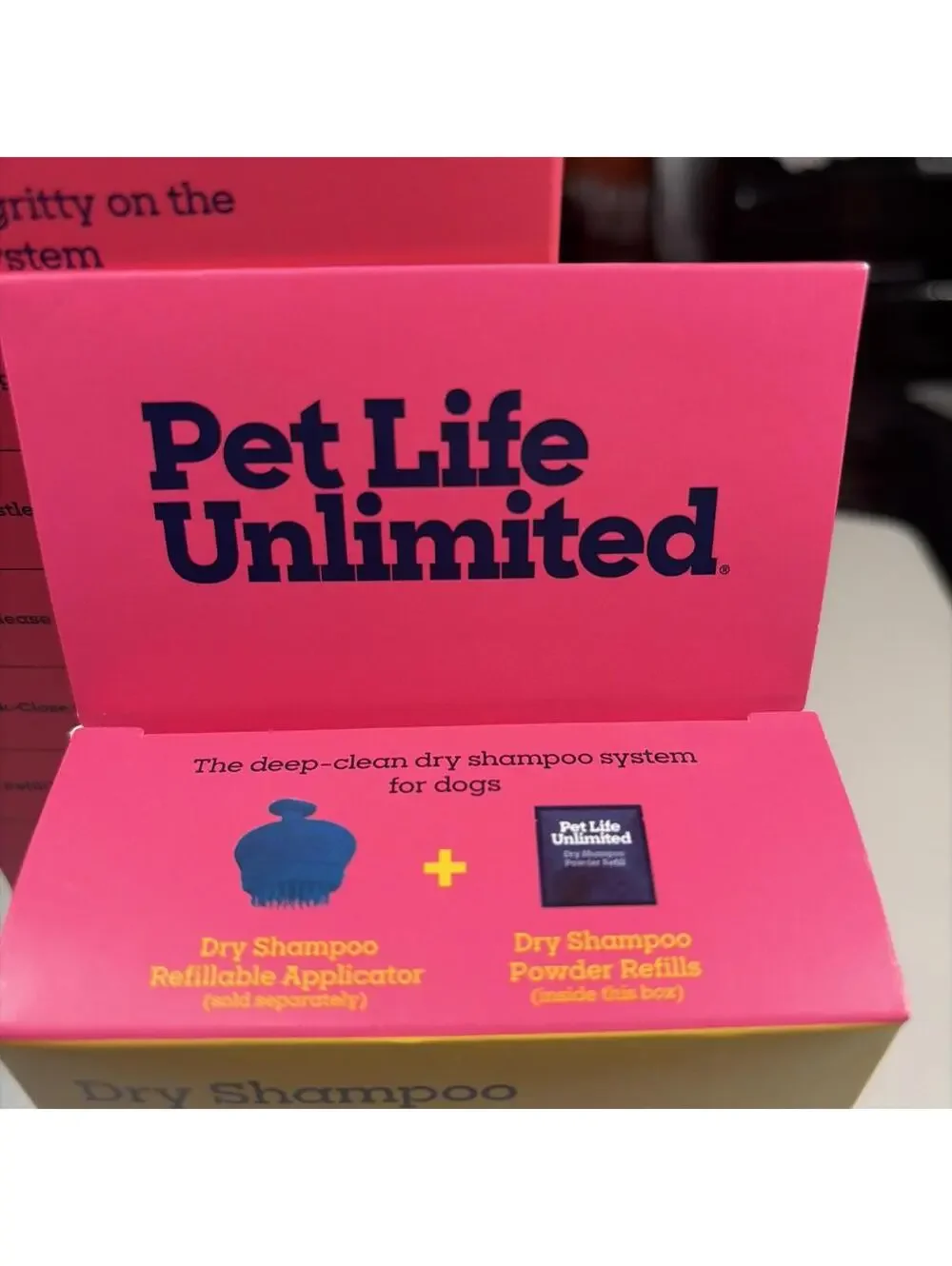 Pet Life Unlimited Dry Shampoo Refillable Applicator + Refills NIB